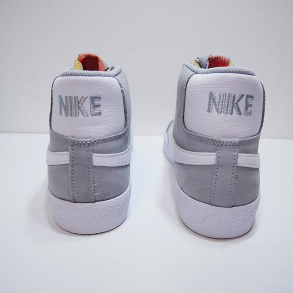 NEW NIKE SB BLAZER MID SHOES DV5467 001 GREY MENS SIZE - 8.5 - Picture 4 of 8